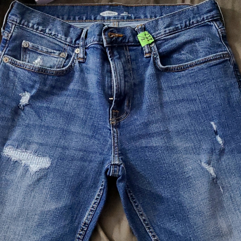 Blue Ripped Jeans